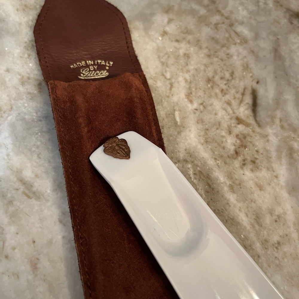 Authentic Gucci Vintage Shoe Horn 80s Used Condition … Gem